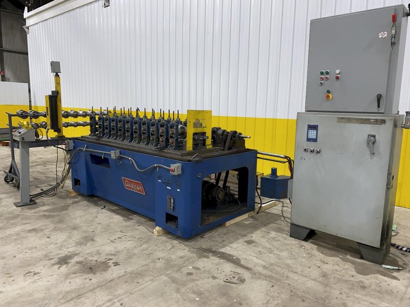 11 STAND X 1.5&quot; ARDCOR MODEL #M10E-R U-JOINT DRIVE ROLLFORMER 12&quot; ROLL SPACE: STOCK #20798