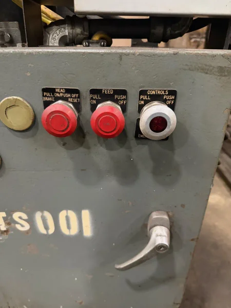 USED TIMESAVER MODEL 125-1M 25" WIDE BELT METAL SANDER