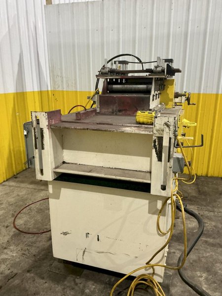 12" WIDE x .156" CHS MODEL #PTS-300-7-12 7 ROLL COIL STRAIGHTENER - PULL THROUGH: YOBRO #24164