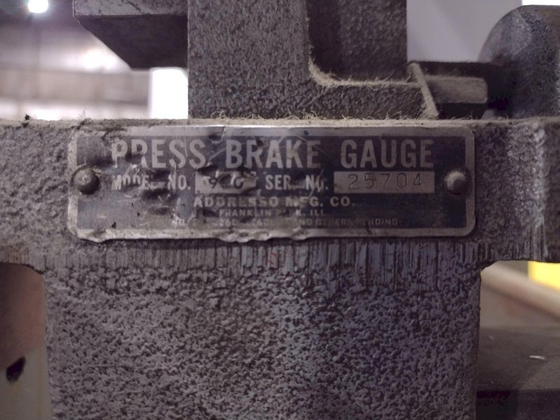 30 TON X 6' X 14 GAUGE CHICAGO DREIS &amp; KRUMP MODEL #56-A MECHANICAL PRESS BRAKE: STOCK #22761