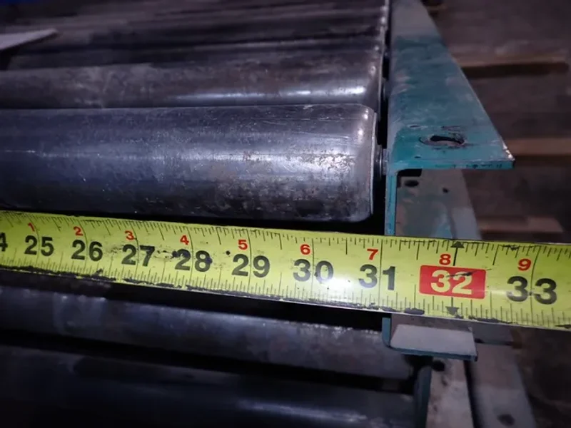 AUTOMATED CONVEYOR SYSTEMS 31" x 120" ROLLER CONVEYOR
