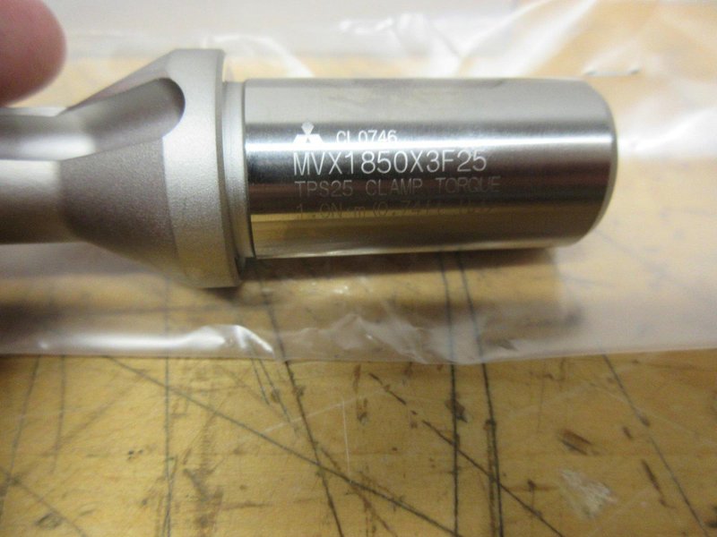Mistubishi Diaedge Inserted Drills and Shell Mills, (2) Ea. New In Packages, 3.5" Dia Shell Mills, .7283" Dia Drills with Inserts- Auction Item