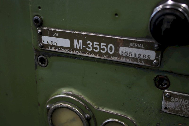 WARNER &amp; SWASEY TURRET LATHE: STOCK #76424