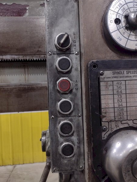 8&#039; X 19&quot; CARLTON MODEL #4A RADIAL ARM DRILL NEW 1996: STOCK #22069