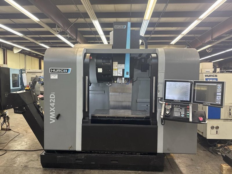 Hurco VMX-42Di CNC VMC, 2019 – WinMax Software, Chiller, Low Hours, Under Power Ready for Inspection