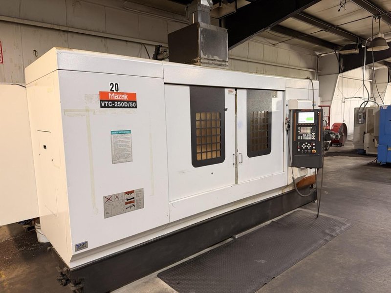Mazak VTC250D/50 CNC VMC, 2006