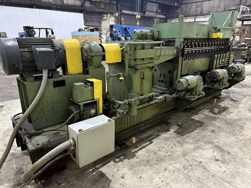 72"/84" X .060"  VOSS ENGINEERING MODEL 84/1.156-1913 PRECISION LEVELER: STOCK 12257