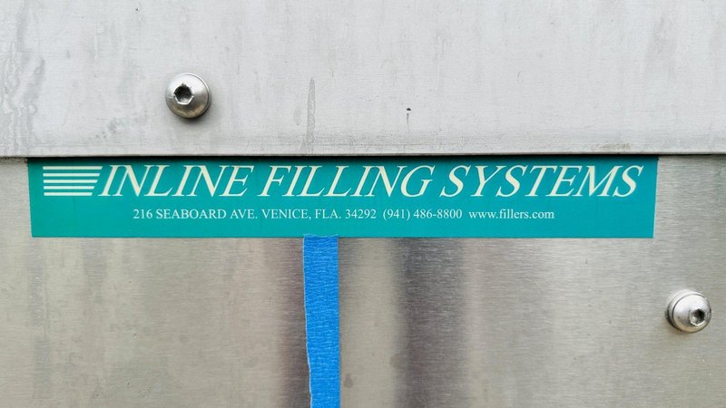 Inline Filling Systems  |  S.S. 4” x 10' Flattop Belt Conveyor / Smooth Top Belt