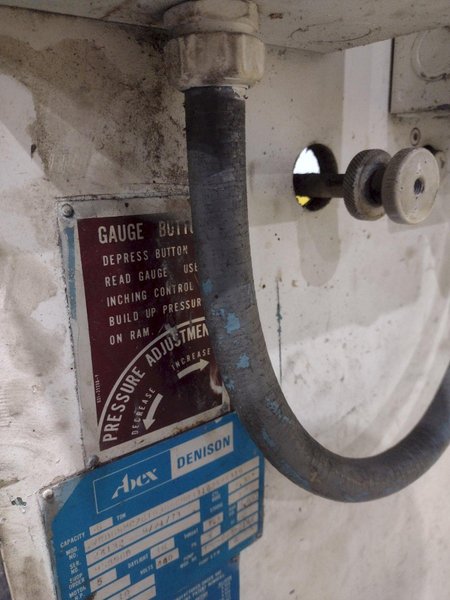 6 TON DENISON MODEL#MULTIPRESS HYDRAULIC C FRAME PRESS 12" STROKE: STOCK #22297