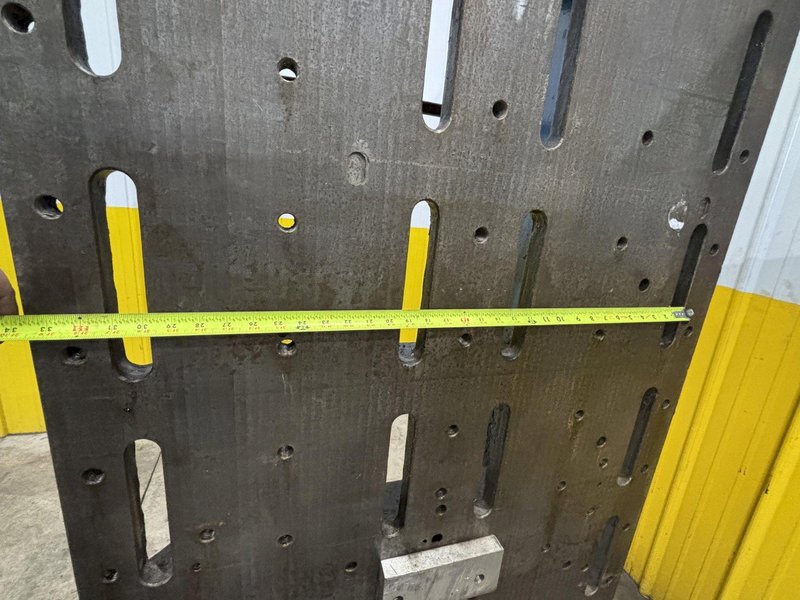 72&quot; H X 36&quot; W STEEL SLOTTED ANGLE PLATE: STOCK #23589