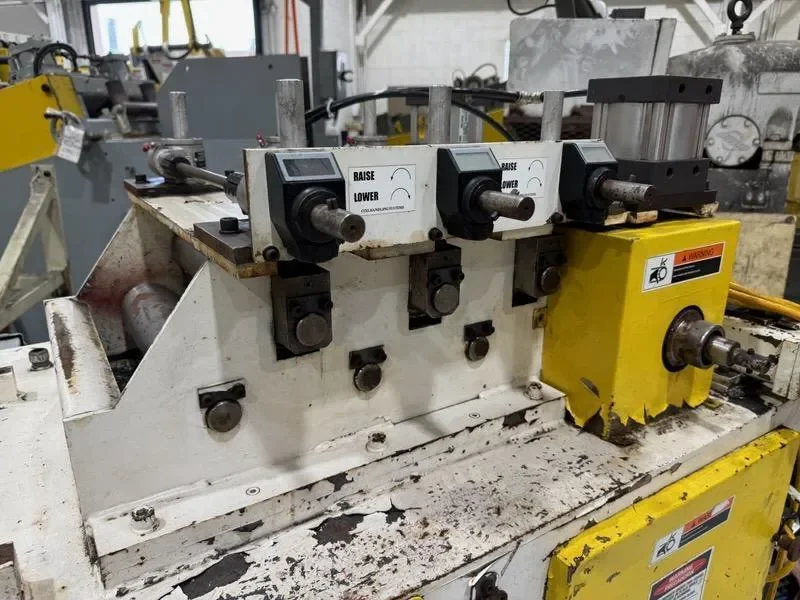 12&quot; WIDE x .156&quot; CHS MODEL #PTS-300-7-12 7 ROLL COIL STRAIGHTER - PULL THROUGH: YOBRO #24163