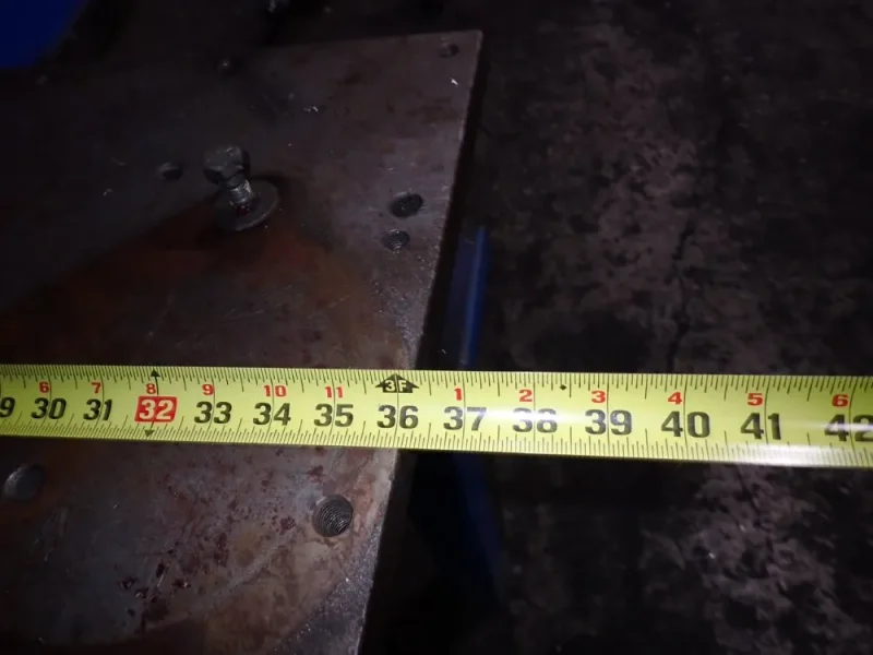 WB 72" X 36" X 35" WELDING TABLE