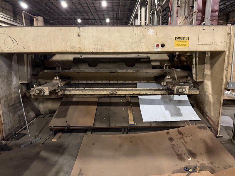 12’ X 1/2” LVD 12-OH-50, Hydraulic Shear