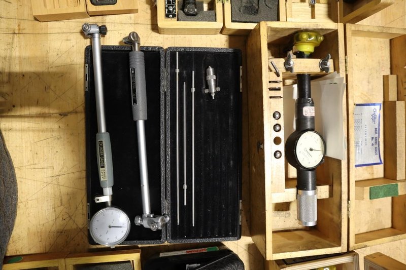 Bore Gages: Mitutoyo, Scherr-Tumico and Standard, with(1) Indi-Cal Bore and Groove Gage- Auction Item