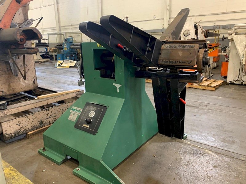 Minster Pull-Off Coil Reel Uncoiler 6,000 Lbs.