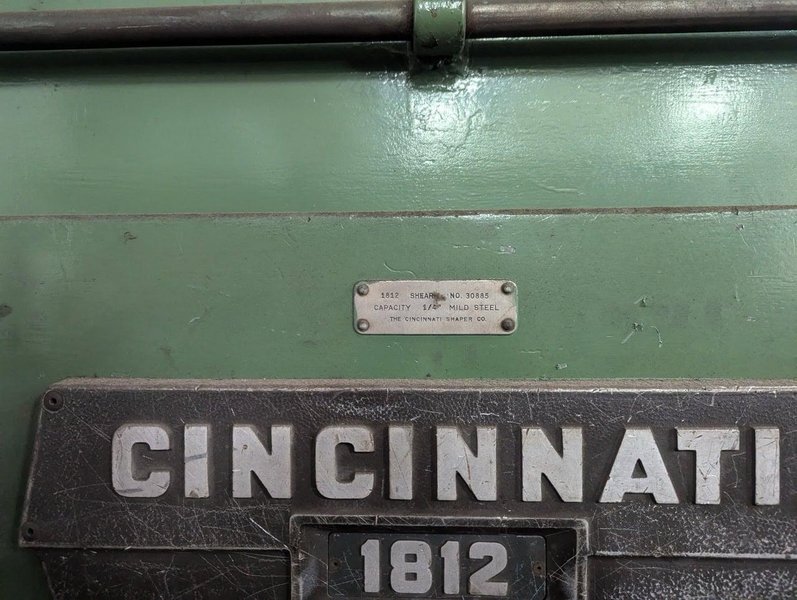 1/4″ x 12′ Cincinnati Shear 1812 – Continental Stacker