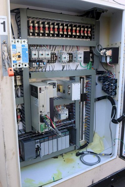 150 KW-10 KHZ DUAL HEAD AJAX INDUCTION SCANNER/HARDENER: STOCK #68790