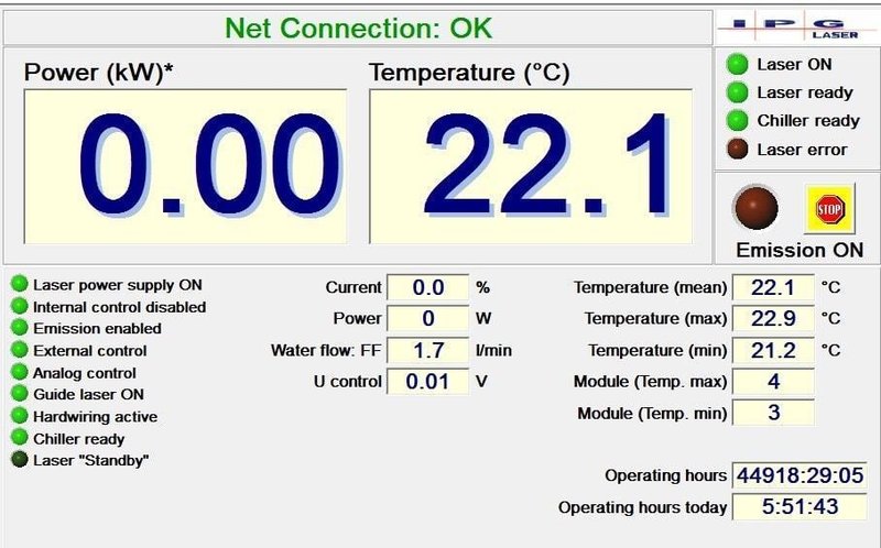 3000 Watt Salvagnini L3 Fiber Laser with 10 Tray Tower and Part Take Out Automation