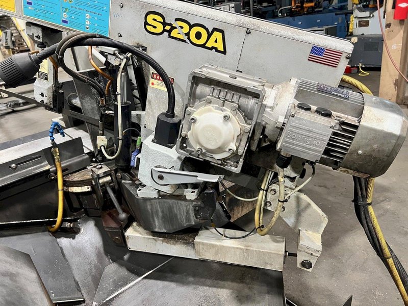 USED HYD-MECH 13" X 18" FULLY AUTOMATIC MITERING BANDSAW MODEL S-20A, Stock# 11146, Year: 2017