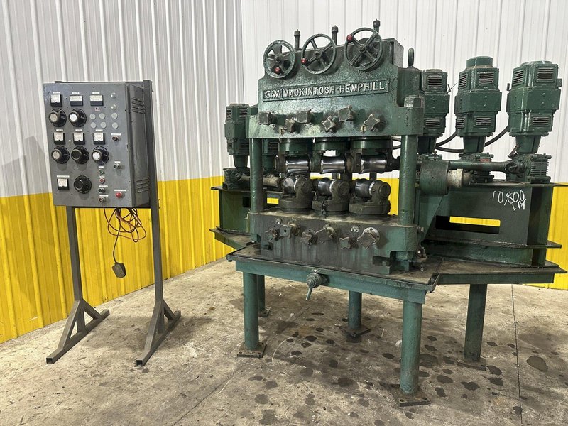 2.5&quot; MACK-HEMP MODEL #924R ROTARY 6-ROLL TUBE &amp; PIPE STRAIGHTENER: YOBRO #23881