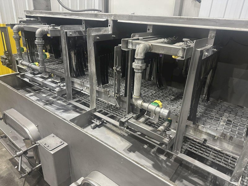 14&quot; W X 10&quot; H 2019 ALLIANCE AQUAMASTER CB-1400E STAINLESS STEEL CONVEYOR BELT 3 STAGE PARTS WASHER: STOCK #23104