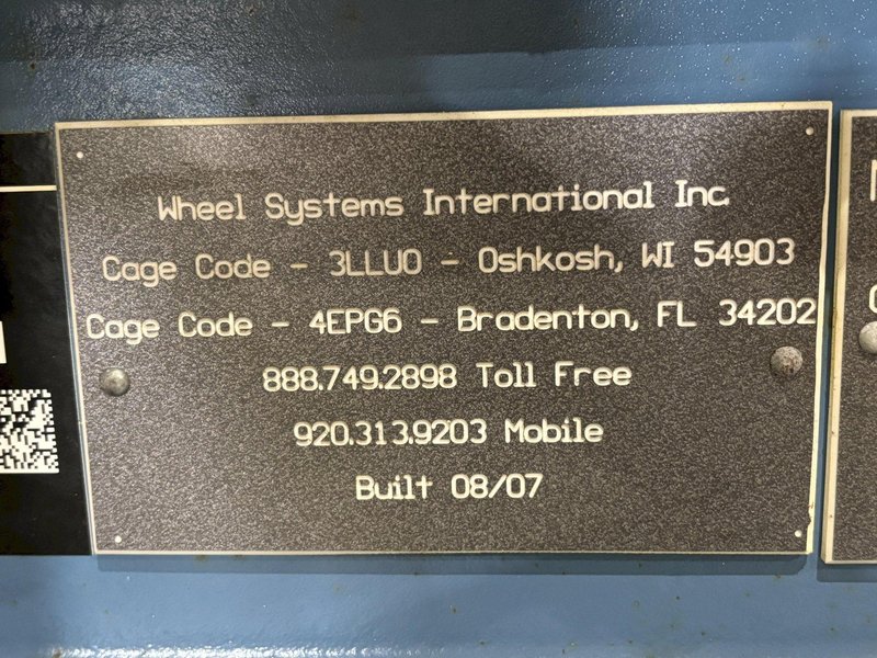 16" TO 25" MEDLEY WHEEL-SHARK HYDRAULIC HORIZONTAL RUN-FLAT TIRE RUBBER PRESS: STOCK #21121