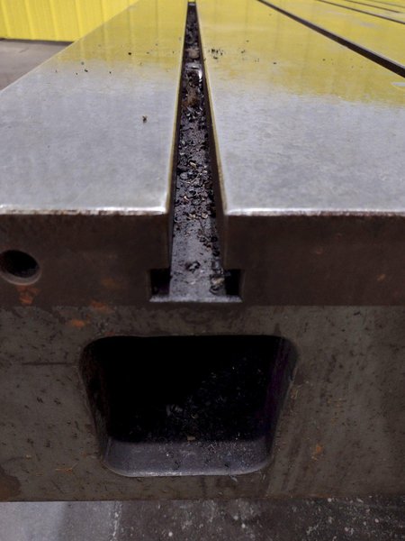 48&quot; X 72&quot; T-SLOTTED POWERED ROTARY TABLE: STOCK #19474