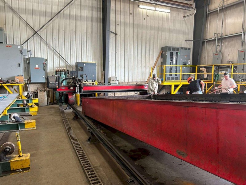 10′ x 40′ Cutting Systems Inc. CNC Plasma Table Burny Phantom HPR 260 XD, 2008