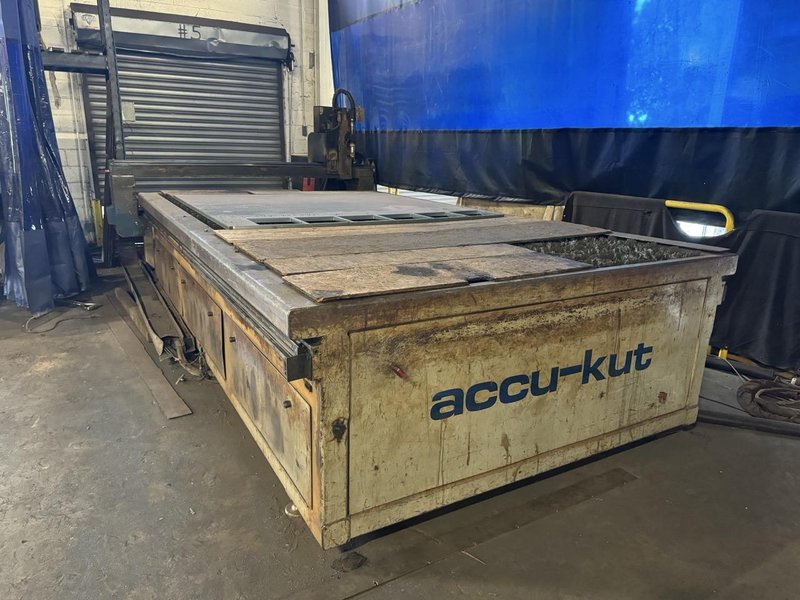 6′ x 12′ AKS CNC Plasma, 2008- XD Upgrade, Backup Computer, Dust Collector