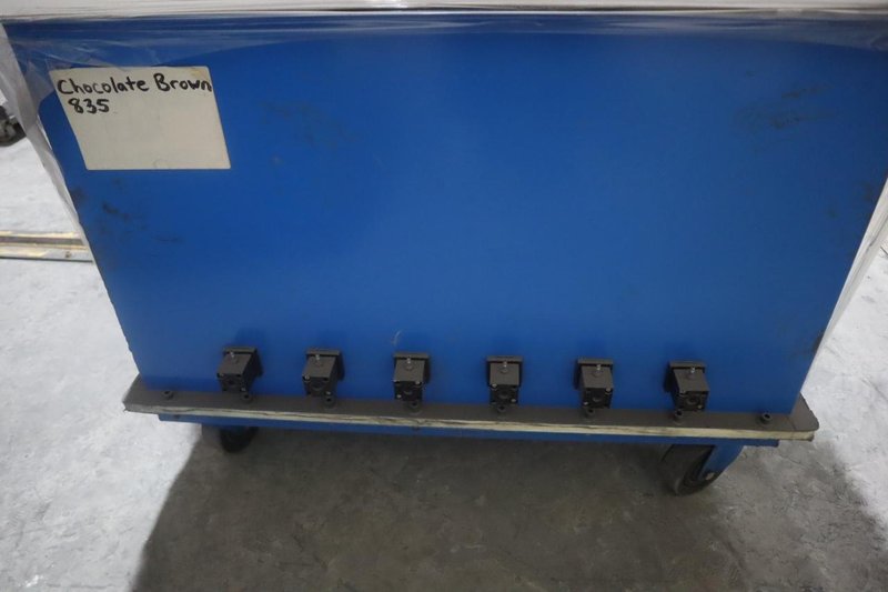 Rolling Metal Powder Coating Hopper- Auction Item