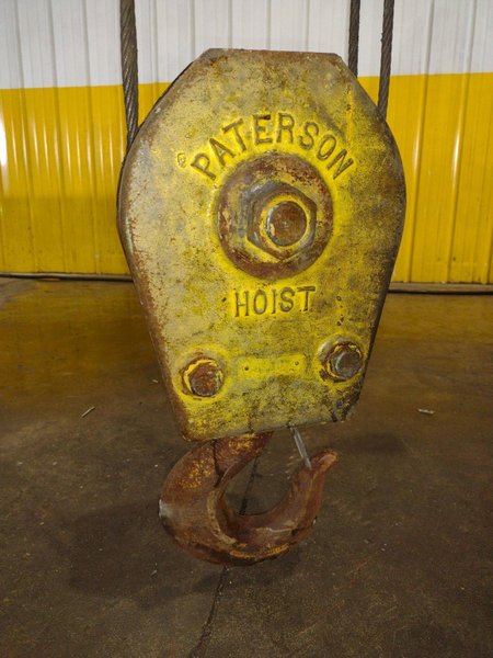 10,000 LBS (5 TON) PATTERSON POWERED CABLE HOIST: STOCK #22969