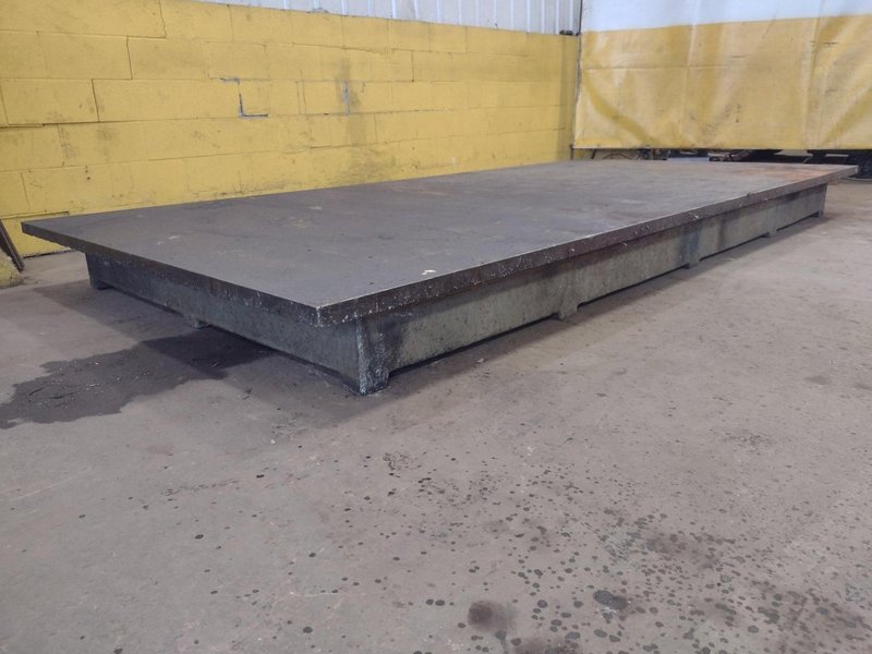 12&#039; X 6&#039; STEEL LAYOUT TABLE PLATE: STOCK #23783