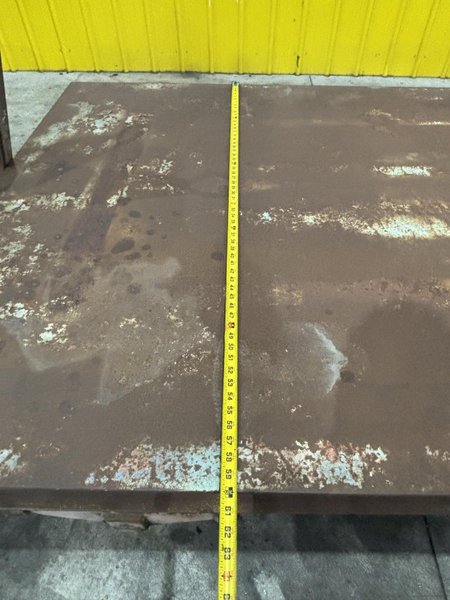 20,000 LBS (10 TON) x 120&quot; x 60&quot; STEEL WITH HARD TIRE TRANSFER CART CAR: STOCK #23237