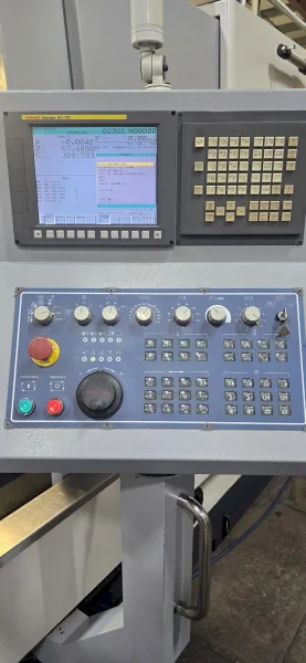 2013 MIGHTY VT40B+M/2000 CNC LATHE CAXIS LIVE TOOLING WITH 7.4" BAR CAPACITY &amp; (2) 24" CHUCKS