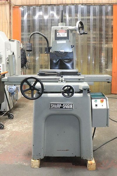 SHARP SG-618 HANDFEED SURFACE GRINDER, 6" X 18"