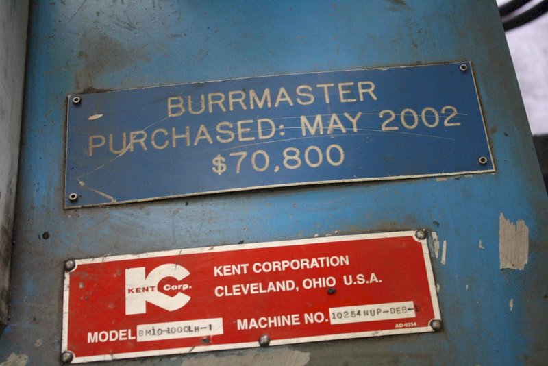 4-1/2&#039; BURRMASTER MODEL BM10-1000LH-1 TUBE DEBURRING MACHINE: #66640
