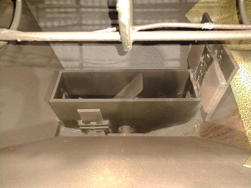 11.4 CU FT A-E-S MODEL #STEELABRATOR B-150 SHOT BLAST BARRELL TUMBLER MACHINE: STOCK #19315