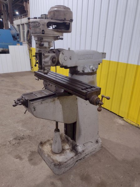 1 HP BRIDGEPORT MODEL J VERTICAL RAM TYPE MILL: STOCK 19390