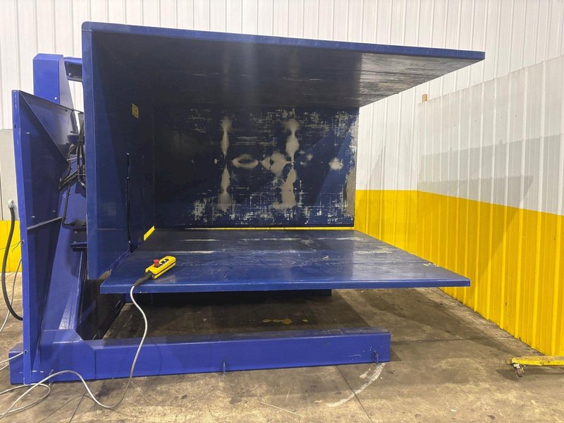 3750 LBS x 96" X 96" PREMIER MODEL #FS-WIDEBODY HYDRAULIC CLAMP &amp; ROTATE PALLET FLIPPER: YOBRO #24597