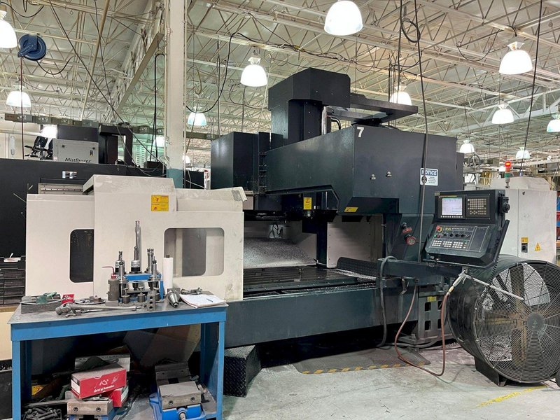 Manfred DL2112 Double Column CNC Vertical Bridge Mill for sale - 2015