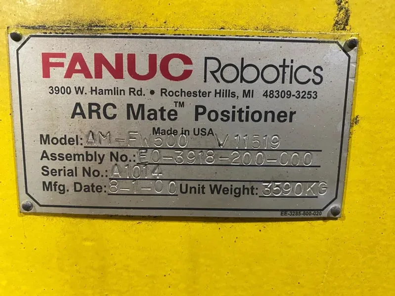 FANUC AM-FW500 Ferris Wheel Trunnion w/ Fanuc AUX Controls USED