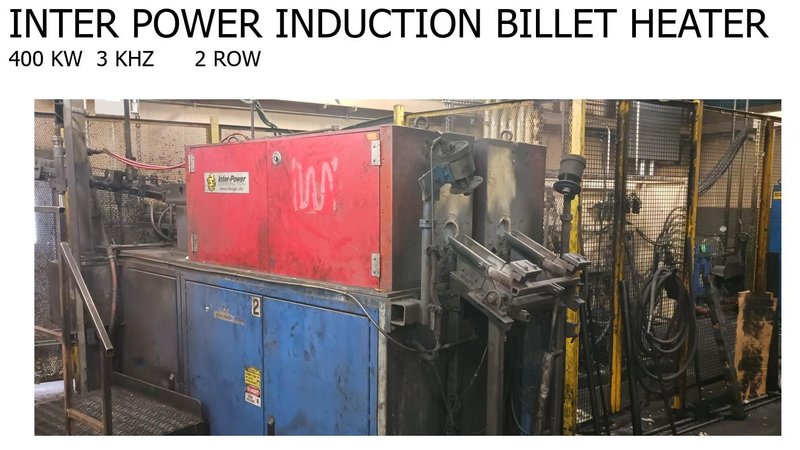 1600 TON AJAX FORGING PRESS CELL WITH INDUCTION UNIT AND ROBOT, 12" STROKE: YOBRO #24242