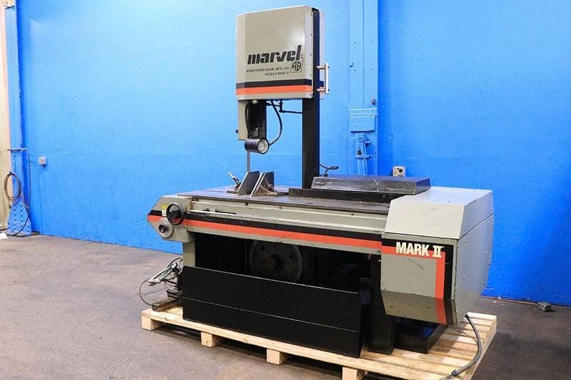 18" X 22" MARVEL Tilt Frame Vertical Bandsaw, Model Series 8 Mark II