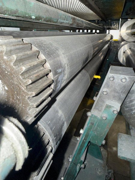 60" x 16 GAUGE IOWA MODEL #GAF60-6 COIL SLEAR (SLITTING &amp; CUT-TO-LENGTH) LINE, WITH UNCOILERS &amp; SIDE PUNCHING / NOTCHING: YOBRO #24552