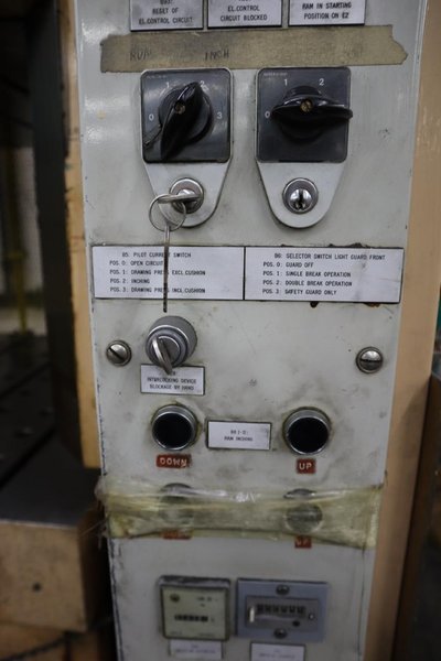 Hydraulico G.T.B.120.100 Hydraulic Press, 2450 kN (275 Tons), 900mm Stroke (35.4&quot;), Air Cushion- Auction Item