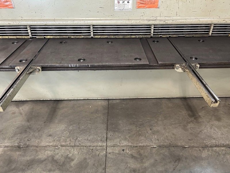 1/2” x 12’ AccurShear 650012 Hydraulic Power Squaring Shear, 2006 – Backgauge