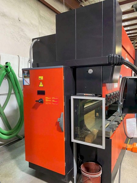 144T X 14′ Amada HFE130-4S Hydraulic Press Brake, 2001