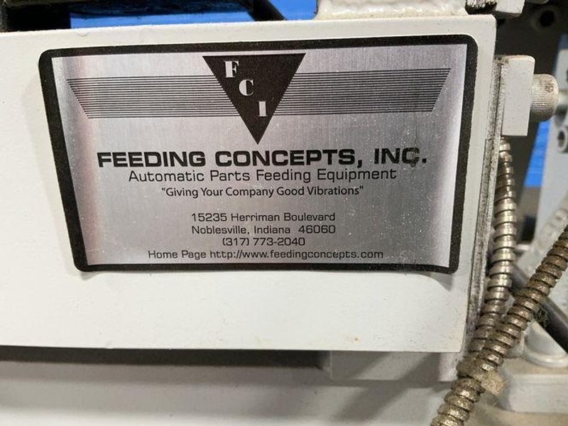 FEEDING CONCEPTS INC 18” VIBRATORY BOWL FEEDER   -  FC-12-9739