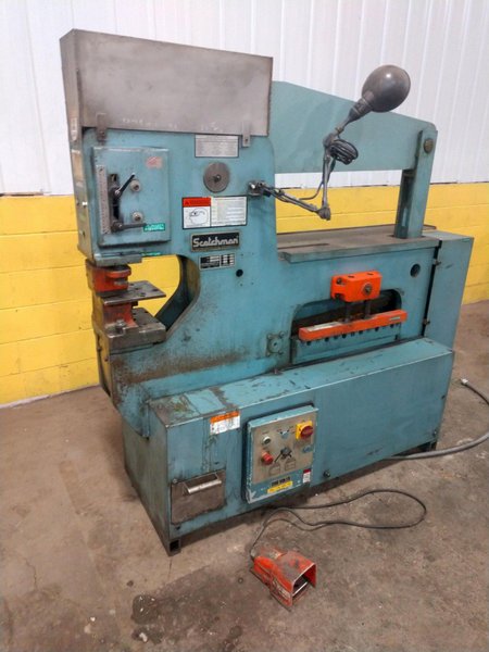 90 TON SCOTCHMAN MODEL #9012 HYDRAULIC IRONWORKER: STOCK #14328