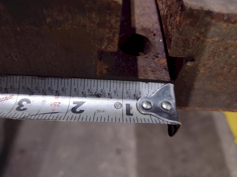 18" X 40" X 2.5" STEEL BOLSTER T-SLOT PLATE: YOBRO #25182